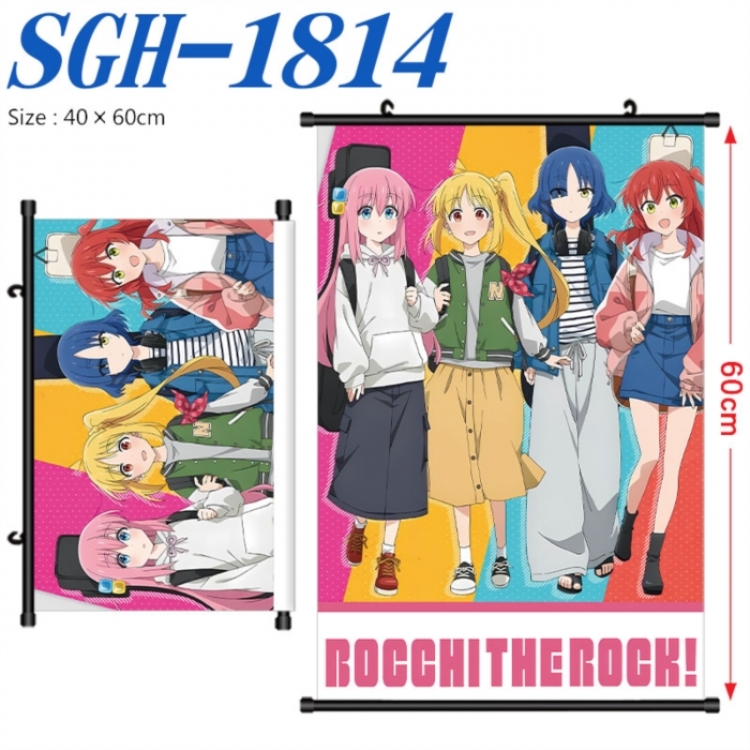BOCCHI THE ROCK!  Anime digital printed pole style hanging picture Wall Scroll 40x60cm