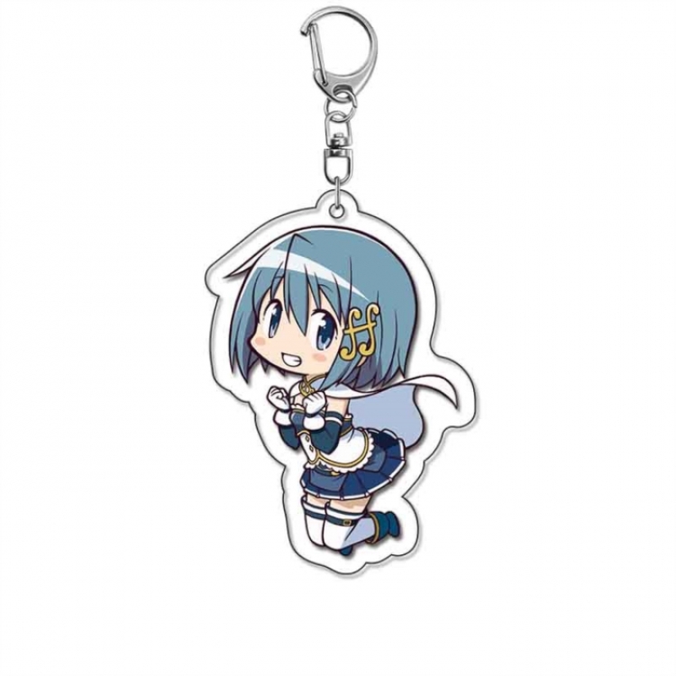 Magical Girl Madoka of the Magus Anime Acrylic Keychain Charm price for 5 pcs