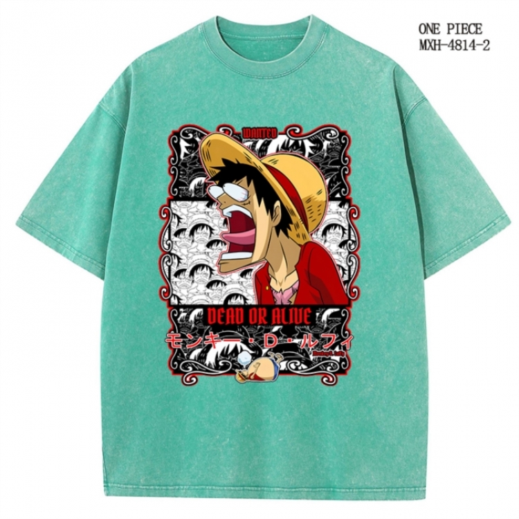 Naruto Anime peripheral pure cotton washed and worn T-shirt from S to 2XL