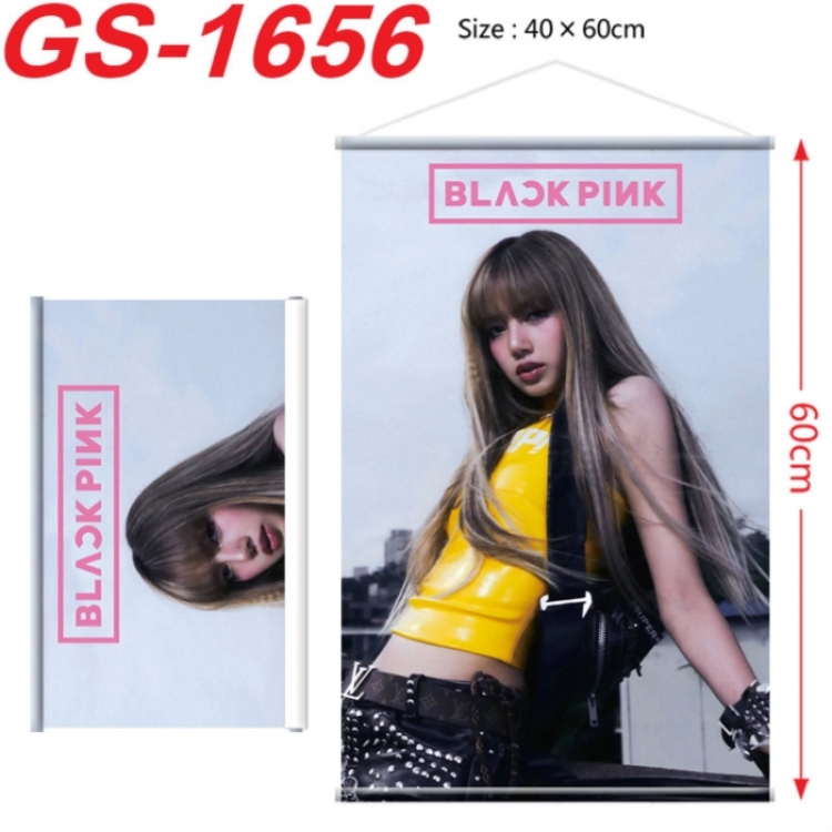 BLACK PINK Anime digital printing hanging rope hanging Wall Scroll 40x60cm
