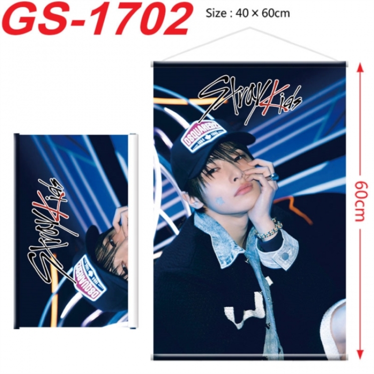 Stray Kids Anime digital printing hanging rope hanging Wall Scroll 40x60cm
