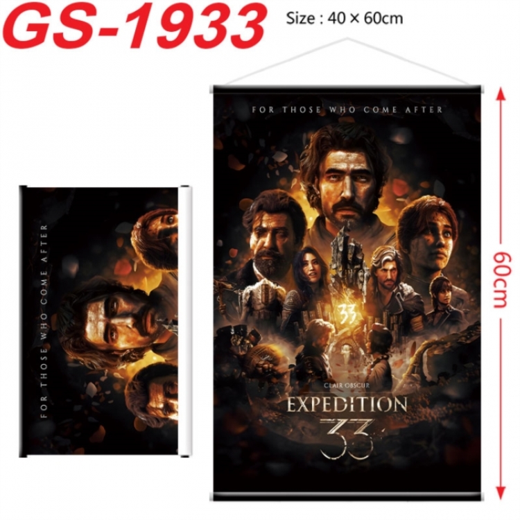 Clair Obscur: Expedition 33 Anime digital printing hanging rope hanging Wall Scroll 40x60cm