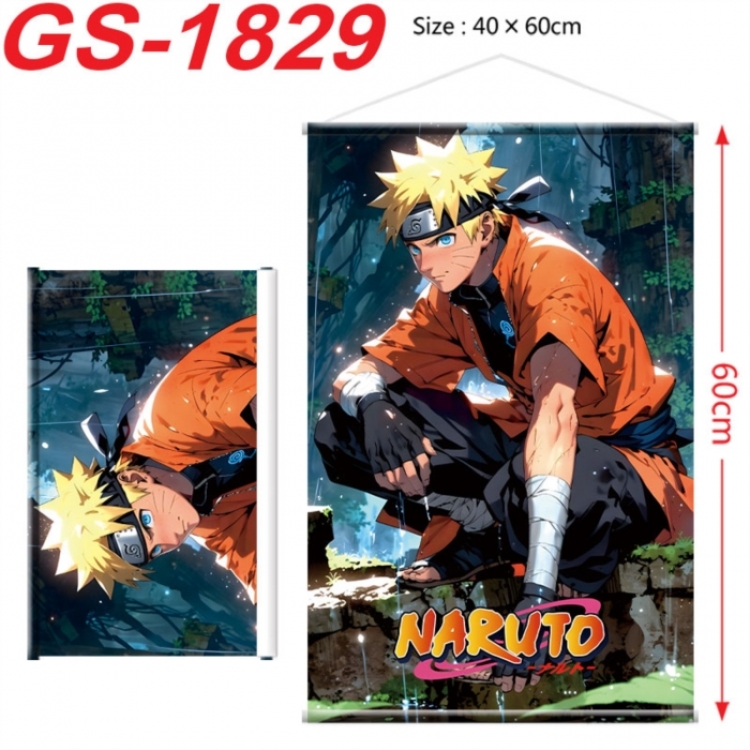 Naruto Anime digital printing hanging rope hanging Wall Scroll 40x60cm