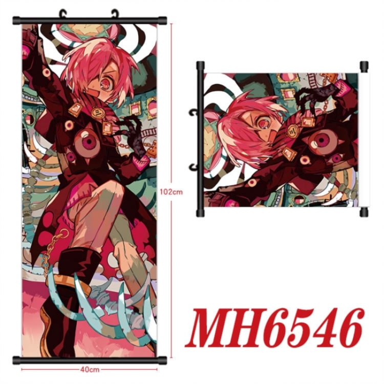 Toilet-bound Hanako-kun Anime black Plastic rod Cloth painting Wall Scroll 40X102CM