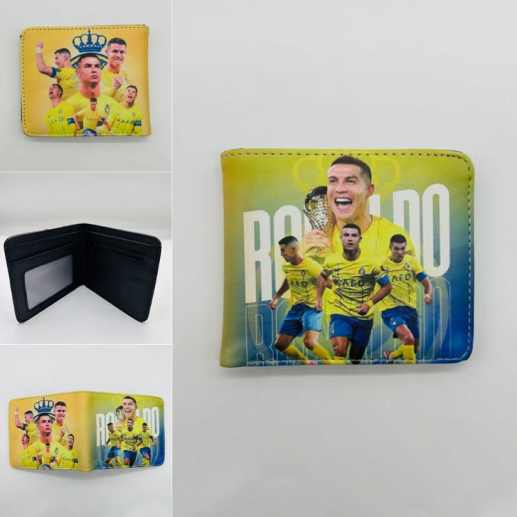 Cristiano RonaldoFull color Two fold short card case wallet 11X9.5CM