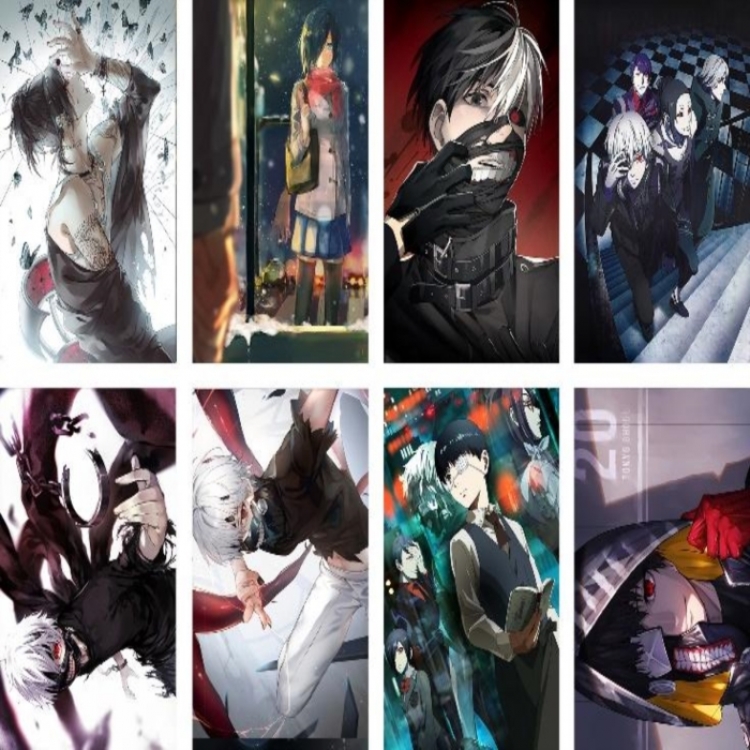 Tokyo Ghoul Embossed poster 8 pcs a set 42X29CM price for 5 sets 