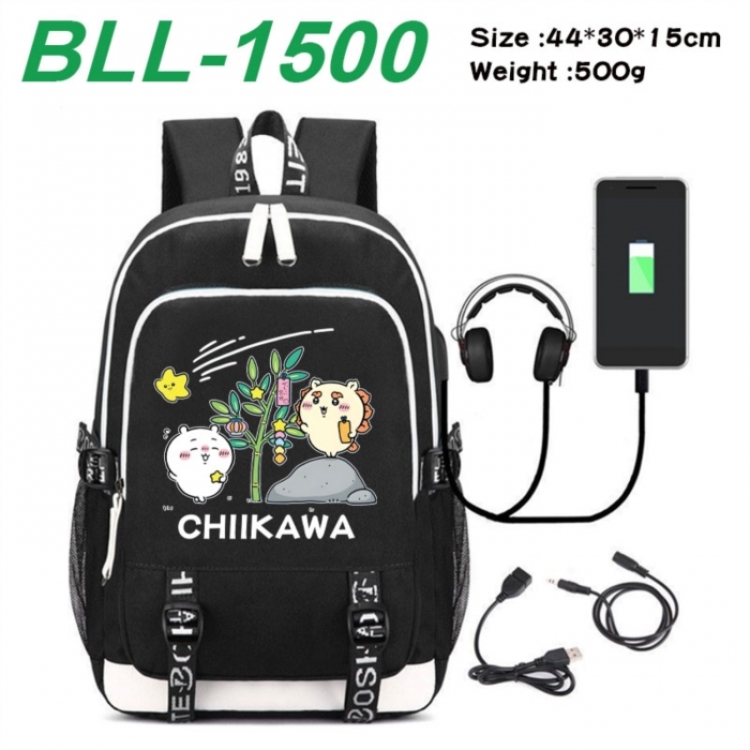 Chiikawa Game Canvas Backpack Waterproof School Bag 44X30X15CM 500G