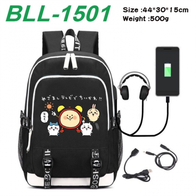 Chiikawa Game Canvas Backpack Waterproof School Bag 44X30X15CM 500G