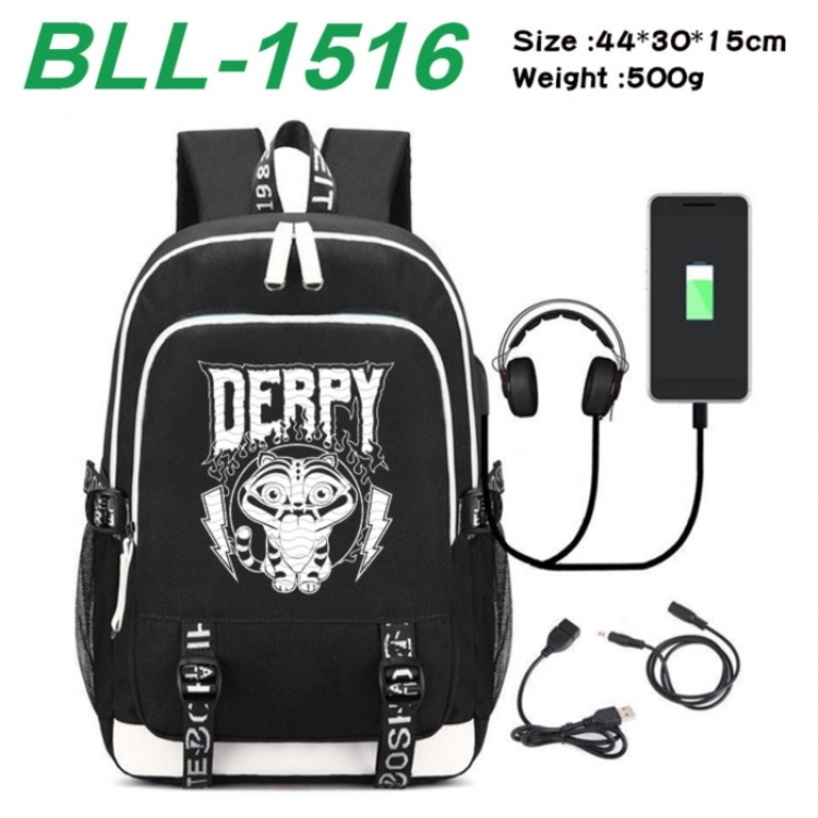 K-Pop Demon Hunters Game Canvas Backpack Waterproof School Bag 44X30X15CM 500G