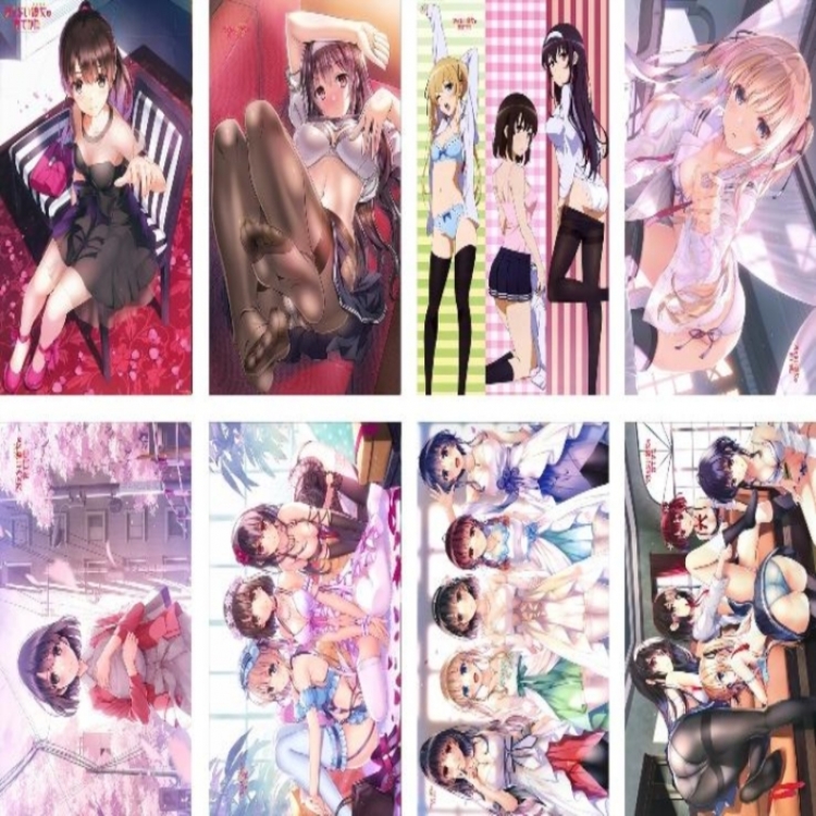 Saenai heroine no so Embossed poster 8 pcs a set 42X29CM price for 5 sets