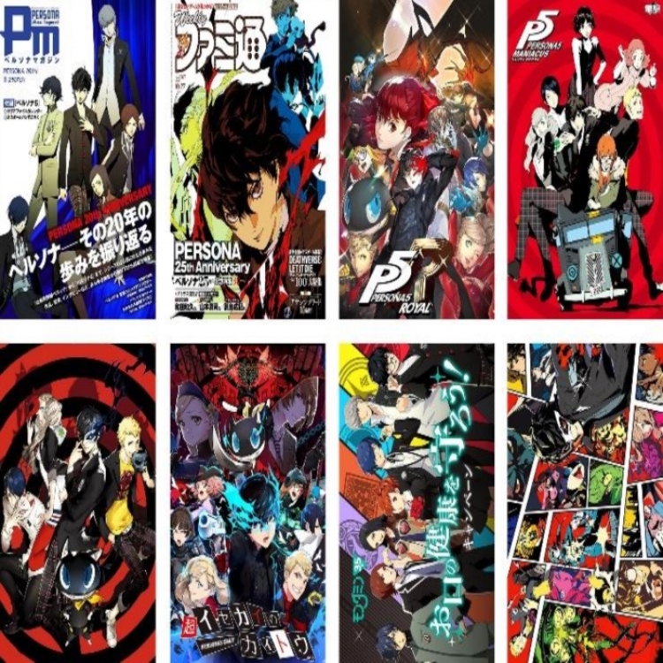 Megami Ibunroku Persona  Embossed poster 8 pcs a set 42X29CM price for 5 sets