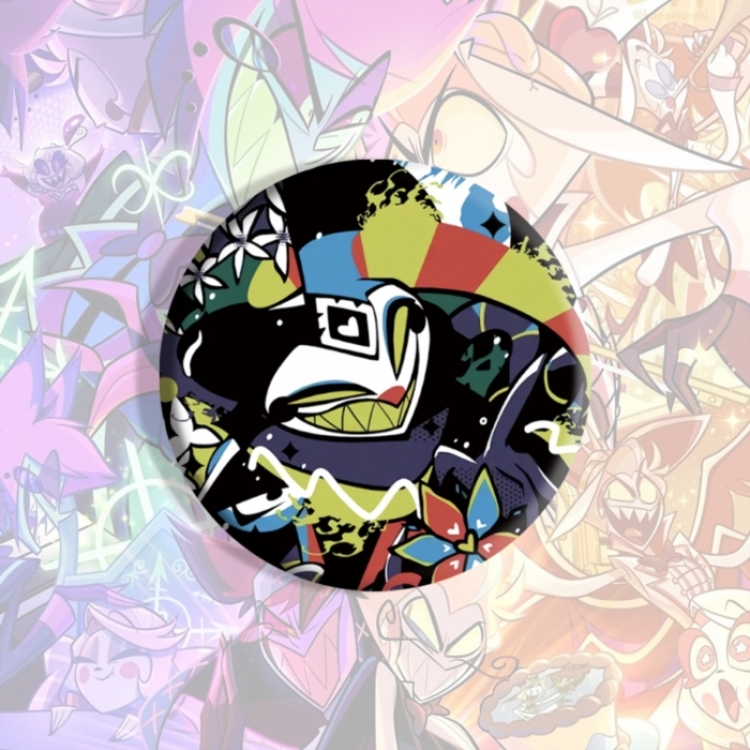 Hazbin Hotel Anime tinplate brooch badge price for 5 pcs