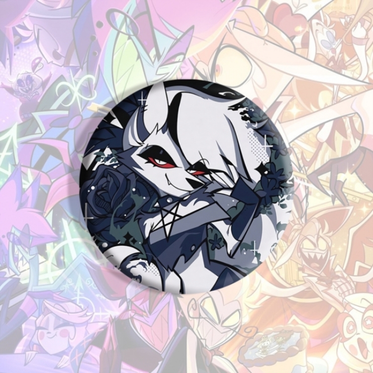 Hazbin Hotel Anime tinplate brooch badge price for 5 pcs