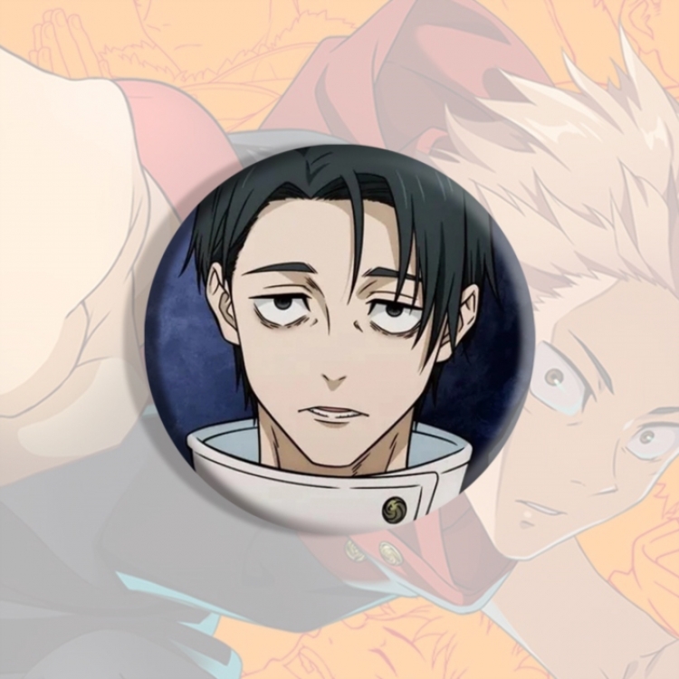 Jujutsu Kaisen Anime tinplate bright film badge 44mm a set of 12