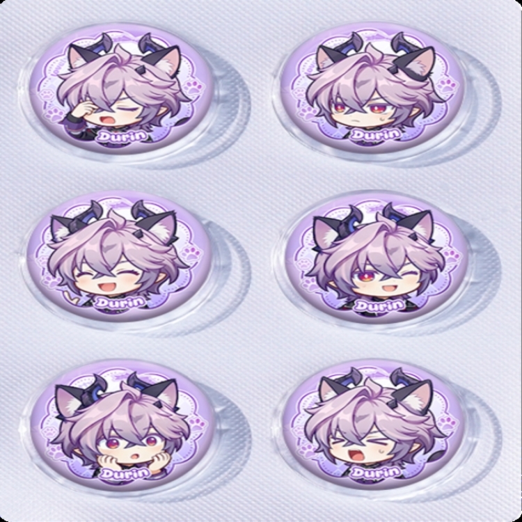 Genshin Impact Anime peripheral pill bar badge 25mm a set of 6 price for 5 sets
