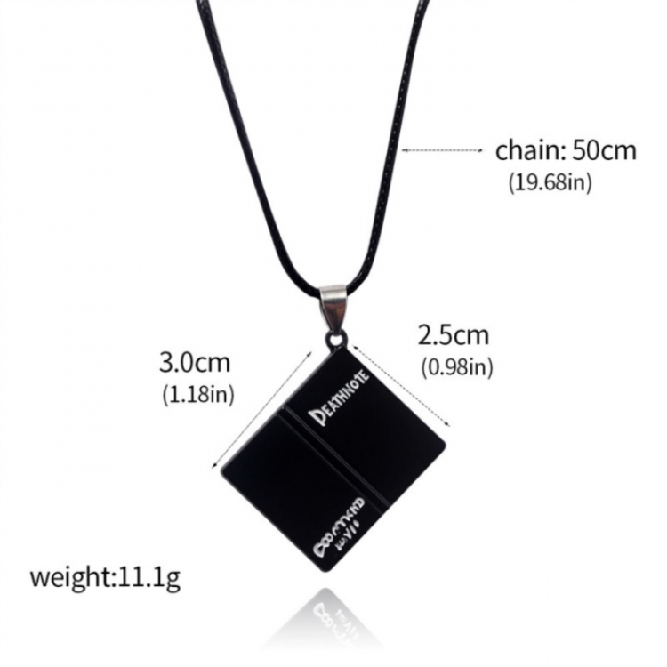Death note Anime peripheral metal necklace OPP bag price for 5 pcs