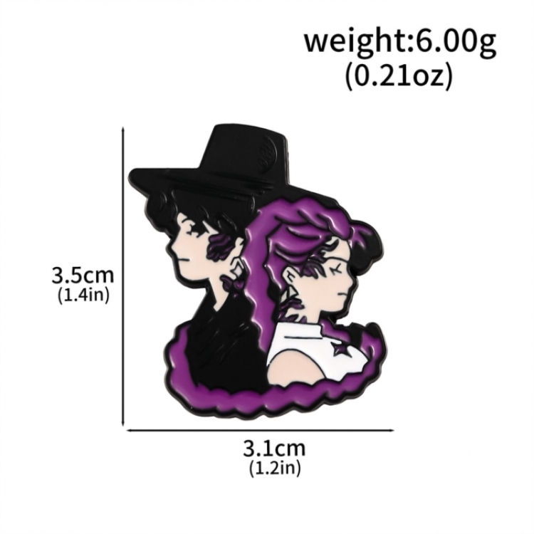 K-Pop:Demon Hunters High quality metal badge brooch OPP bag price for 5 pcs 