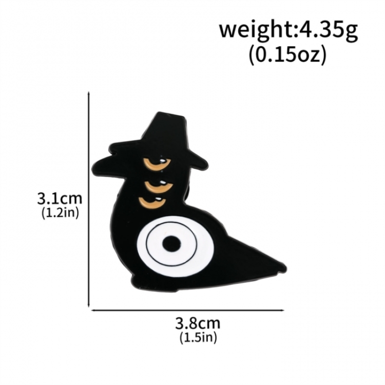 K-Pop:Demon Hunters High quality metal badge brooch OPP bag price for 5 pcs 