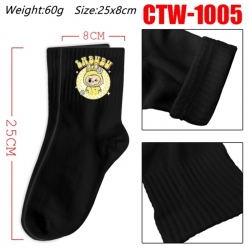 Labubu Anime Print Long Crew C...