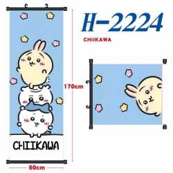 Chiikawa Black plastic rod clo...