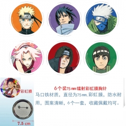 Naruto Anime Rainbow Mask Badg...