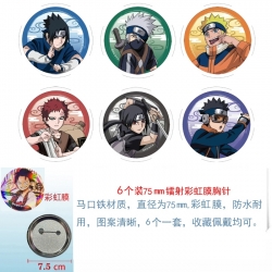 Naruto Anime Rainbow Mask Badg...