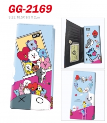 BTS Anime wallet long wallet b...