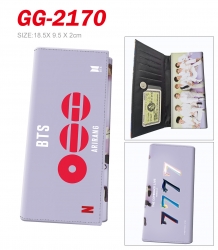 BTS Anime wallet long wallet b...