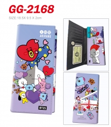 BTS Anime wallet long wallet b...
