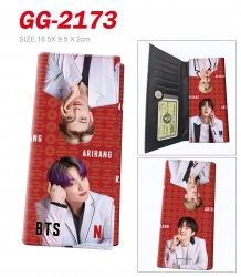 BTS Anime wallet long wallet b...
