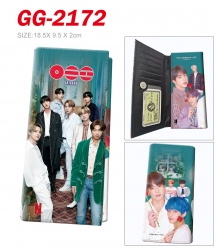 BTS Anime wallet long wallet b...