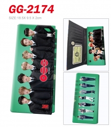 BTS Anime wallet long wallet b...