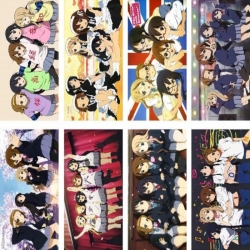 K-ON! Embossed poster 8 pcs a ...