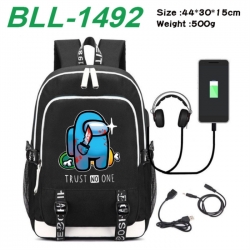 Among Us  Game Canvas Backpack...