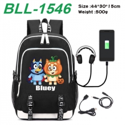Bluey Game Canvas Backpack Wat...