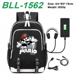 Super Mario Game Canvas Backpa...