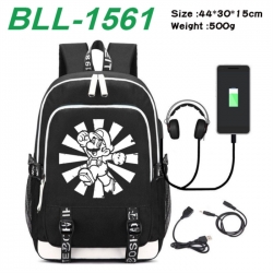 Super Mario Game Canvas Backpa...