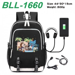 Labubu Game Canvas Backpack Wa...