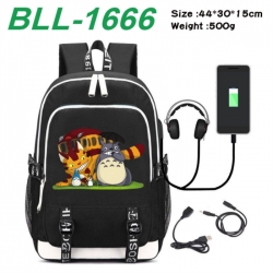 TOTORO Game Canvas Backpack Wa...