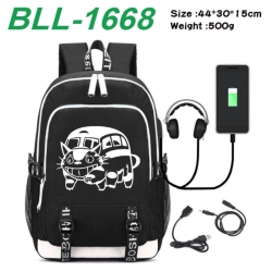 TOTORO Game Canvas Backpack Wa...