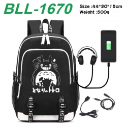 TOTORO Game Canvas Backpack Wa...