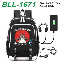 TOTORO Game Canvas Backpack Wa...