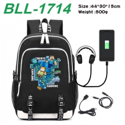 Minecraft Game Canvas Backpack...