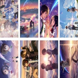 Your Name Embossed poster 8 pc...