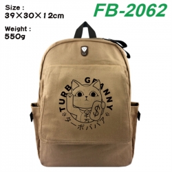 DANDADAN Canvas Flip Backpack ...