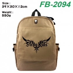 Stray Kids Canvas Flip Backpac...