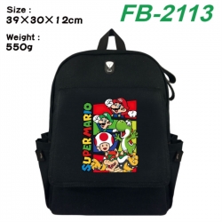 Super Mario Canvas Flip Backpa...