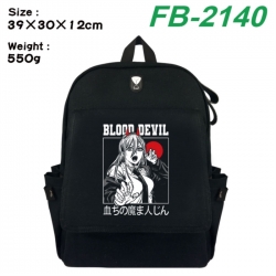 Chainsaw Man Canvas Flip Backp...