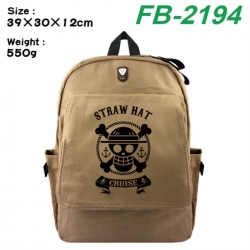 One Piece Canvas Flip Backpack...