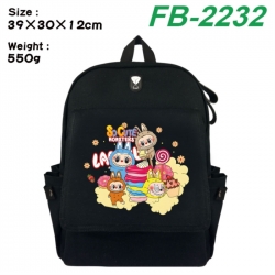 Labubu Canvas Flip Backpack St...